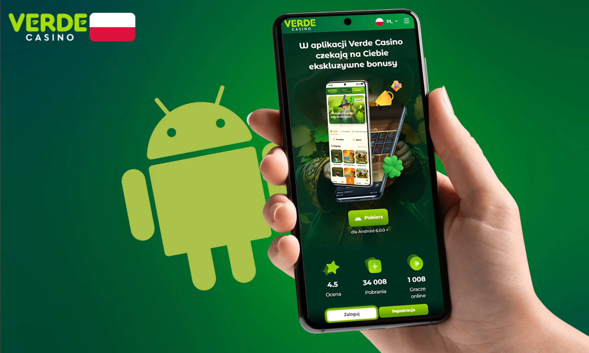 Pobierz Verde Casino na Androida