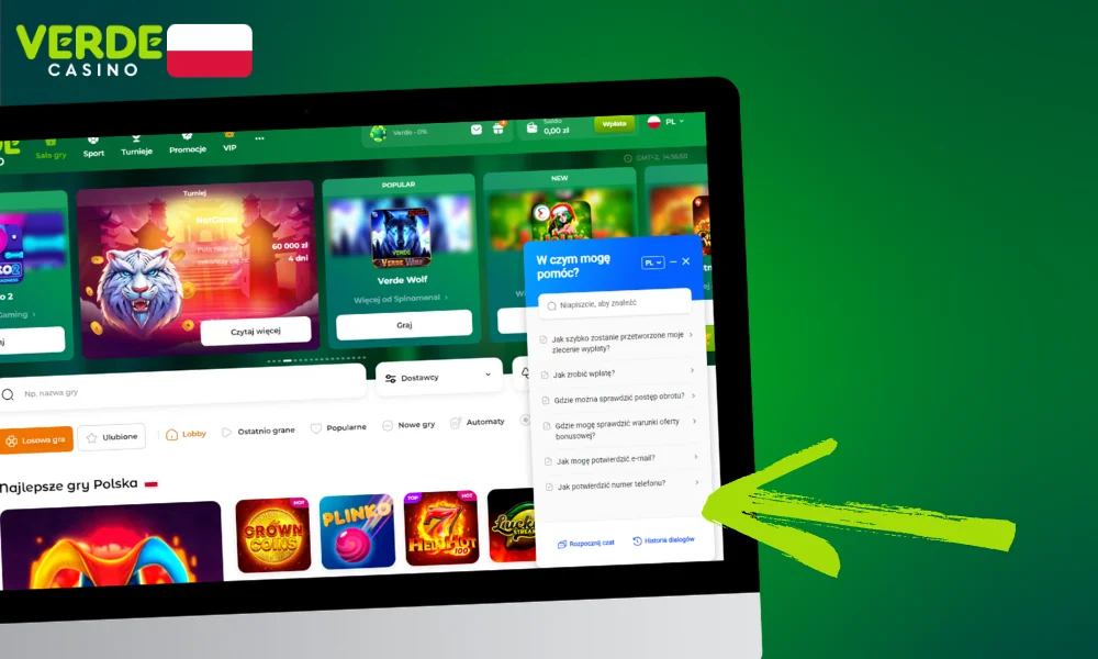 Wszystkie sposoby na otrzymanie kodu promocyjnego od Verde Casino