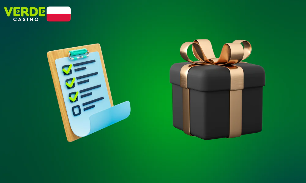 Aby otrzymać bonus w Verde Casino - musisz spełnić określone warunki