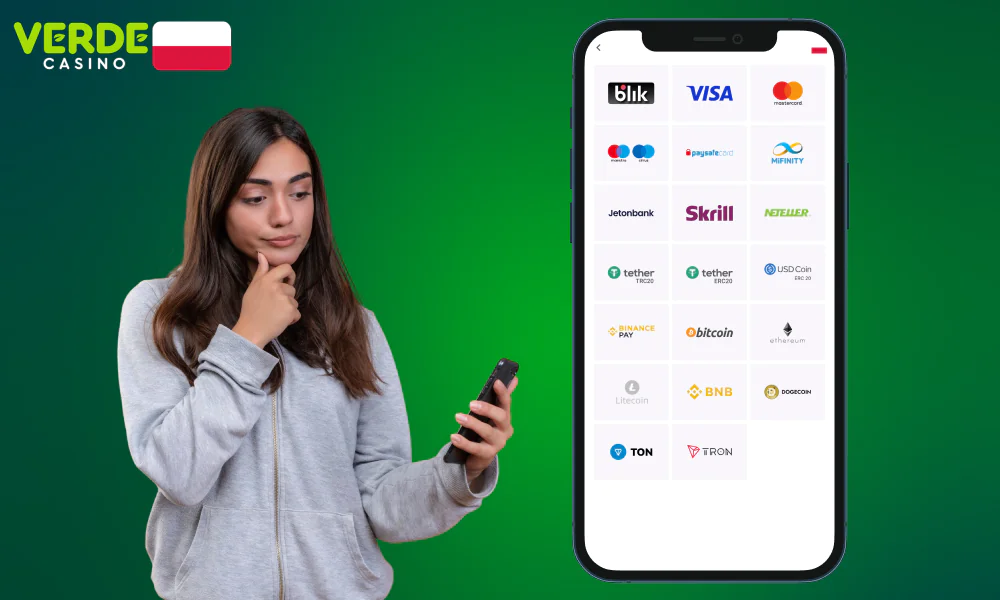 Podstawowe zasady dokonywania wpłat w Verde Casino w Polsce
